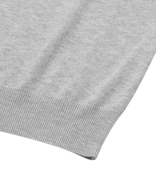 MUCENT(ムセント)の「A'GEM/9 × .kom 『MUCENT/ムセント』 ELONA KNIT HALF TEE/ELONAニット半袖Tシャツ(Tシャツ/カットソー・レディース・ブラック/ブルー/グレー・FREE)」の13枚目の写真