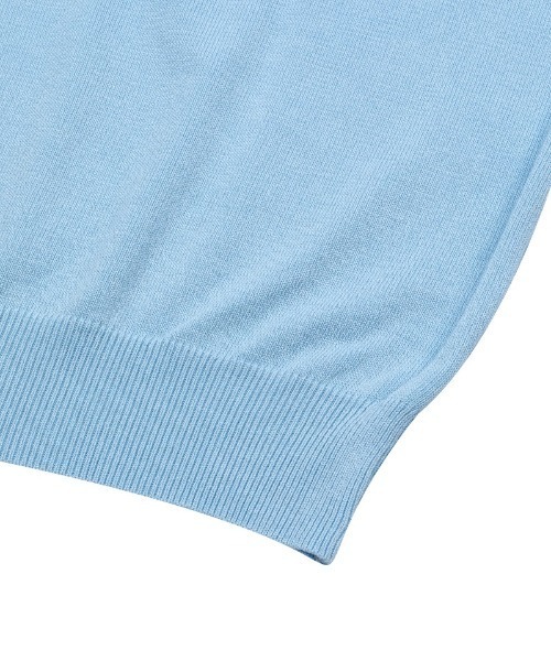 MUCENT(ムセント)の「A'GEM/9 × .kom 『MUCENT/ムセント』 ELONA KNIT HALF TEE/ELONAニット半袖Tシャツ(Tシャツ/カットソー・レディース・ブラック/ブルー/グレー・FREE)」の16枚目の写真
