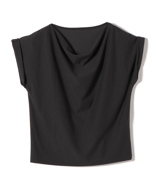 SHIPS Colors(シップス カラーズ)の「SHIPS Colors:〈接触冷感・手洗い可能〉クールタッチ ドレープ TEE◇(Tシャツ/カットソー・レディース・オフホワイト/ピンク/ブラウン/ブラック・ONE SIZE)」の12枚目の写真
