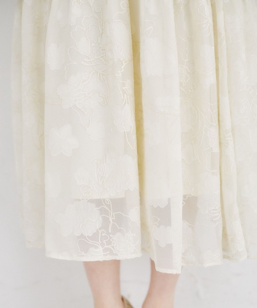 tocco closet(トッコ クローゼット)の「シアーフラワー刺繍シャツワンピース(ワンピース・レディース・ピンク/アイボリー・M/S)」の10枚目の写真