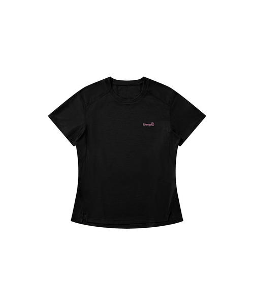 BUTTON SEOUL（ボタンソウル）の「[ウィメンズ] サンライズエアライトスポーツショートスリーブ (3 COLORS)（Tシャツ/カットソー・レディース・ブラック/ホワイト/ピンク・SMALL/MEDIUM/LARGE）」の2枚目の写真
