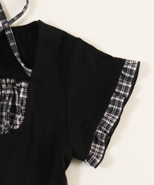PHILLY(フィリー)の「チェックレイヤードチョーカーT(Tシャツ/カットソー・レディース・ブラック/アイボリー/ブラウン・FREE)」の18枚目の写真