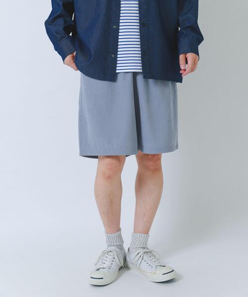ITEMS URBANRESEARCH(アイテムズ アーバンリサーチ)の「サマーコーデュロイ イージーショーツ(その他パンツ・メンズ・チャコールグレー/ミント/ブルー/マスタード/ベージュ・MEDIUM/LARGE)」の4枚目の写真