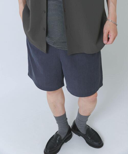 ITEMS URBANRESEARCH(アイテムズ アーバンリサーチ)の「サマーコーデュロイ イージーショーツ(その他パンツ・メンズ・チャコールグレー/ミント/ブルー/マスタード/ベージュ・MEDIUM/LARGE)」の8枚目の写真