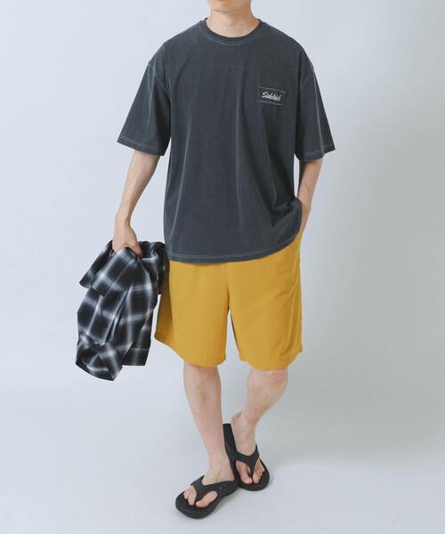 ITEMS URBANRESEARCH(アイテムズ アーバンリサーチ)の「サマーコーデュロイ イージーショーツ(その他パンツ・メンズ・チャコールグレー/ミント/ブルー/マスタード/ベージュ・MEDIUM/LARGE)」の7枚目の写真