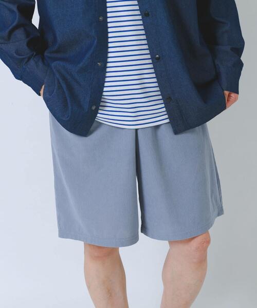 ITEMS URBANRESEARCH(アイテムズ アーバンリサーチ)の「サマーコーデュロイ イージーショーツ(その他パンツ・メンズ・チャコールグレー/ミント/ブルー/マスタード/ベージュ・MEDIUM/LARGE)」の18枚目の写真