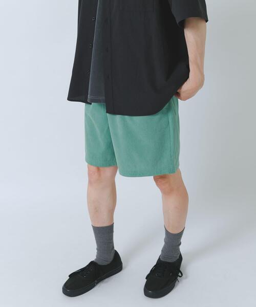 ITEMS URBANRESEARCH(アイテムズ アーバンリサーチ)の「サマーコーデュロイ イージーショーツ(その他パンツ・メンズ・チャコールグレー/ミント/ブルー/マスタード/ベージュ・MEDIUM/LARGE)」の9枚目の写真