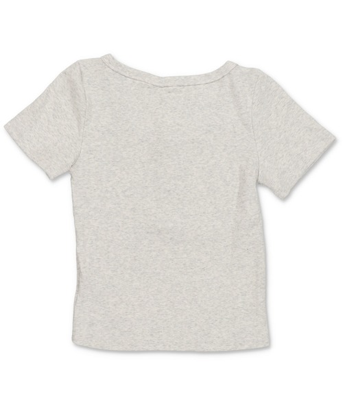 SPINNS（スピンズ）の「ヘンリーネック半袖カットソー/スナップボタン（Tシャツ/カットソー・レディース・ネイビー/ブラック/レッド/グレー/オフホワイト・ONESIZE）」の11枚目の写真