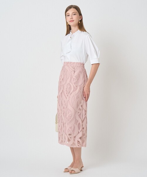 ANAYI（アナイ）の「スムースフリルプルオーバー（Tシャツ/カットソー・レディース・ブラック/ホワイト・38）」の7枚目の写真