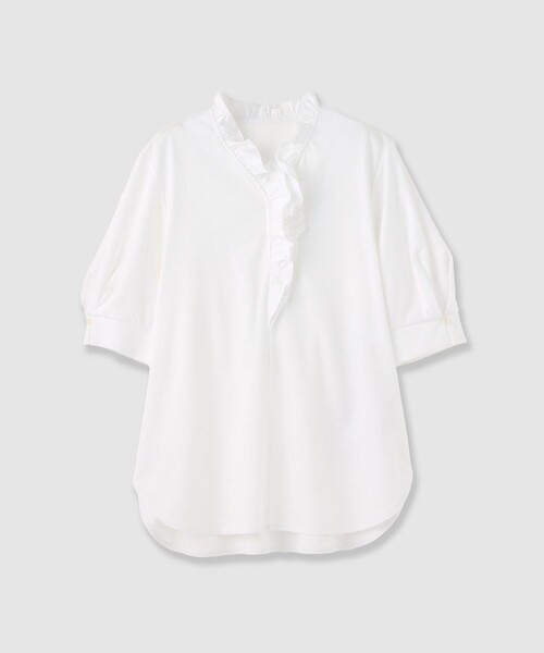 ANAYI（アナイ）の「スムースフリルプルオーバー（Tシャツ/カットソー・レディース・ブラック/ホワイト・38）」の22枚目の写真