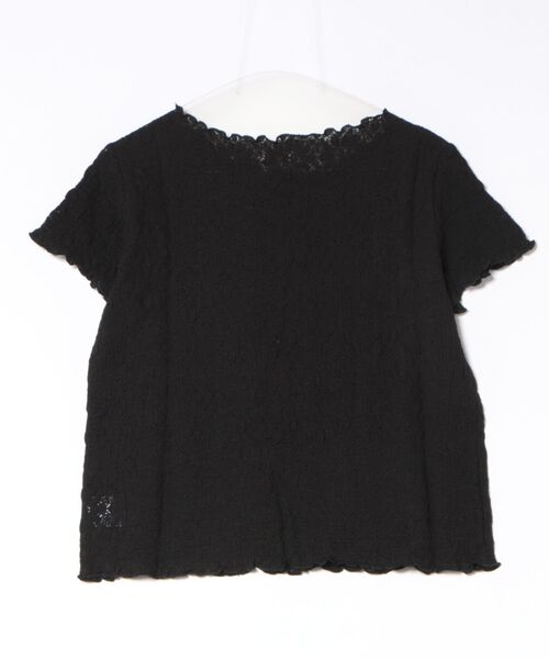 flower（フラワー）の「ハーフシャビーレーストップ4（Tシャツ/カットソー・レディース・ブラック/アイボリー・FREE）」の3枚目の写真
