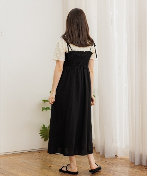 flower(フラワー)の「ハーフシャビーレーストップ4(Tシャツ/カットソー・レディース・ブラック/アイボリー・FREE)」の11枚目の写真