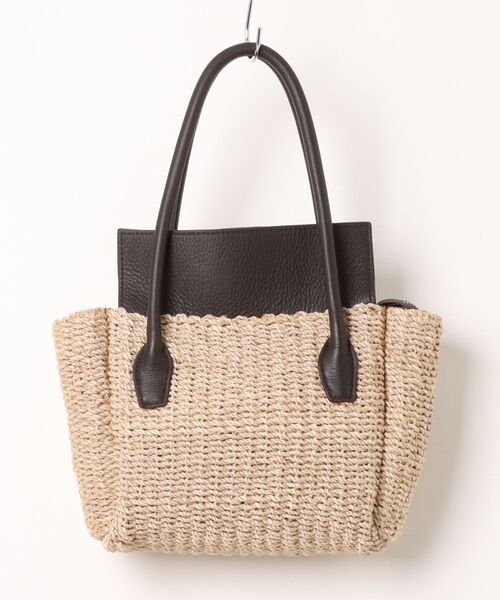 Scrap Book（スクラップブック）の「【POMTATA】P3232 BRK TOTE（トートバッグ・レディース・ブラック/ブラウン・FREE）」の2枚目の写真