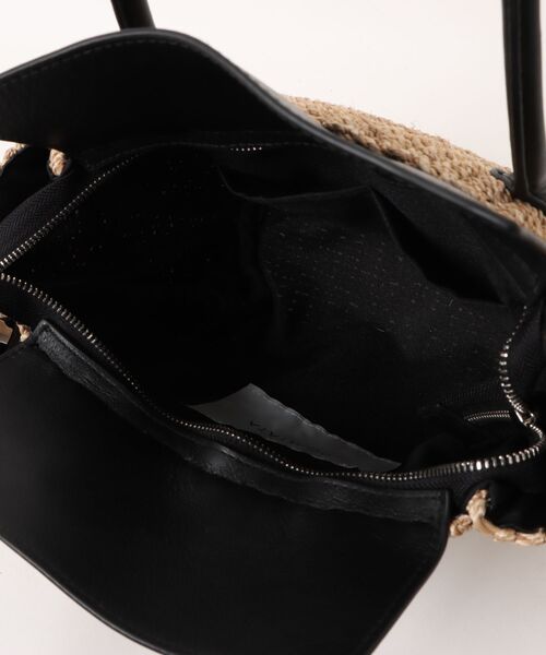 Scrap Book（スクラップブック）の「【POMTATA】P3232 BRK TOTE（トートバッグ・レディース・ブラック/ブラウン・FREE）」の5枚目の写真