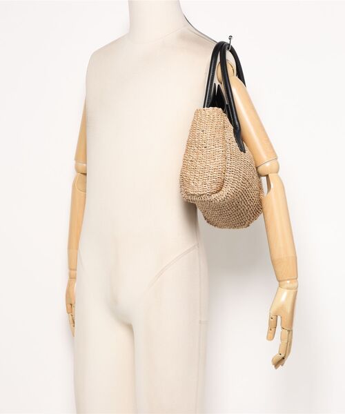 Scrap Book（スクラップブック）の「【POMTATA】P3232 BRK TOTE（トートバッグ・レディース・ブラック/ブラウン・FREE）」の7枚目の写真