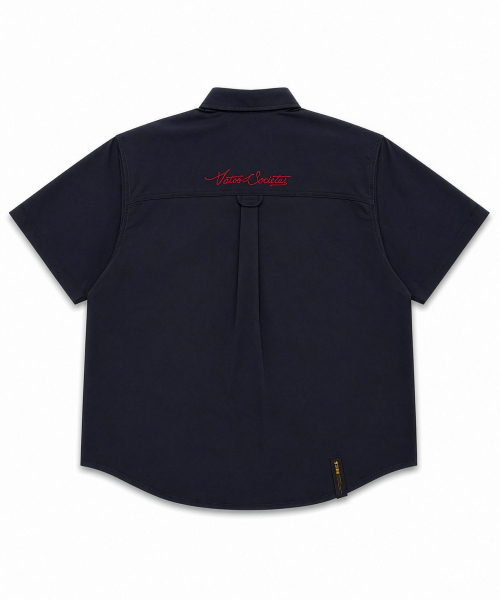 STIGMA(スティグマ)の「COOLMAX SHORT SLEEVES SHIRTS NAVY(シャツ/ブラウス・メンズ・その他・LARGE/MEDIUM/X-LARGE)」の2枚目の写真