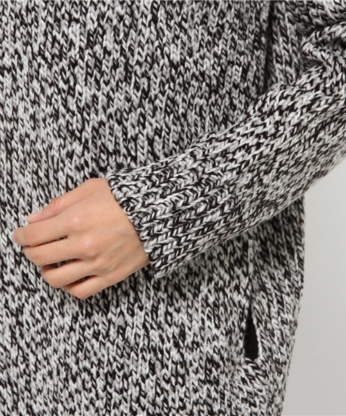 SLY（スライ）の「ハイネックMIX LG OP-S（ワンピース・レディース・ブラックミックス/カーキ/ベージュ系その他/ブラウン・2/1）」の11枚目の写真