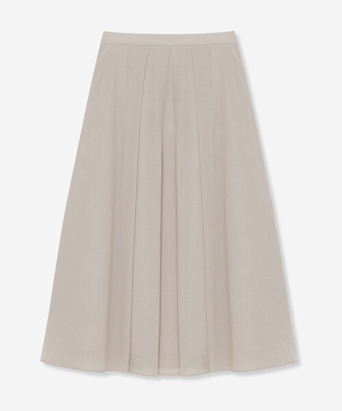 MACKINTOSH LONDON(マッキントッシュ ロンドン)の「【婦人画報6月号掲載】ハイツイストワッシャータックスカート(スカート・レディース・ブラック/グリーン/ベージュ・36/38)」の2枚目の写真