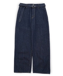 YOKO SAKAMOTO】 BELTED TROUSERS（デニムパンツ）｜yoko sakamoto