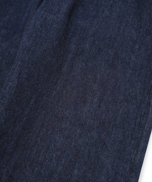 yoko sakamoto(ヨーコサカモト)の「【YOKO SAKAMOTO】 BELTED TROUSERS(デニムパンツ・メンズ・インディゴブルー/ブラック・MEDIUM/LARGE/X-LARGE/SMALL)」の5枚目の写真