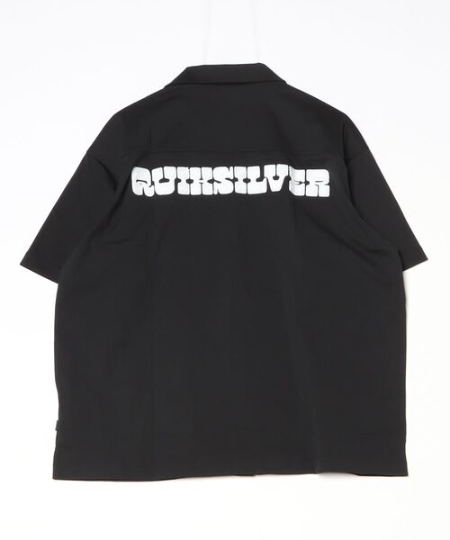 Quiksilver(クイックシルバー)の「クイックシルバー QUIKSILVER SIGN OPEN SHIRT(シャツ/ブラウス・メンズ・ブラウン/チャコールグレー/ブラック・M/L/LL)」の5枚目の写真