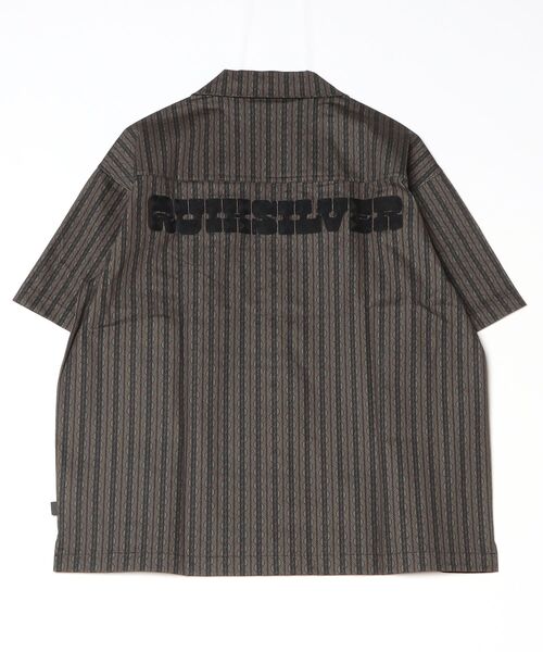Quiksilver(クイックシルバー)の「クイックシルバー QUIKSILVER SIGN OPEN SHIRT(シャツ/ブラウス・メンズ・ブラウン/チャコールグレー/ブラック・M/L/LL)」の6枚目の写真