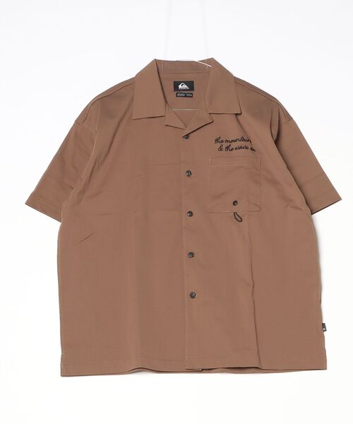 Quiksilver(クイックシルバー)の「クイックシルバー QUIKSILVER SIGN OPEN SHIRT(シャツ/ブラウス・メンズ・ブラウン/チャコールグレー/ブラック・M/L/LL)」の10枚目の写真