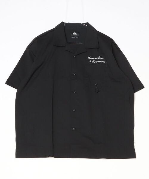 Quiksilver(クイックシルバー)の「クイックシルバー QUIKSILVER SIGN OPEN SHIRT(シャツ/ブラウス・メンズ・ブラウン/チャコールグレー/ブラック・M/L/LL)」の9枚目の写真