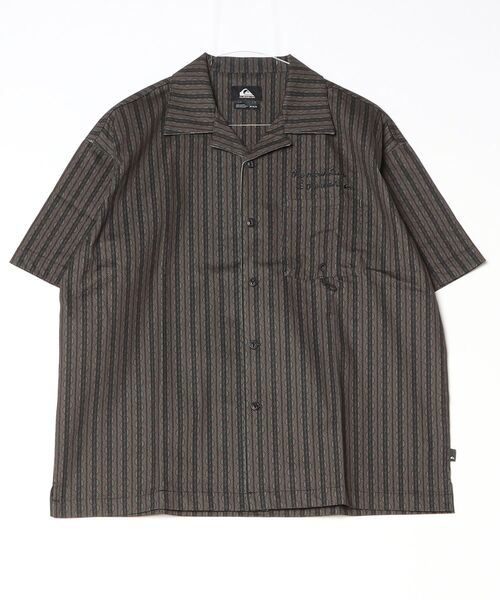 Quiksilver(クイックシルバー)の「クイックシルバー QUIKSILVER SIGN OPEN SHIRT(シャツ/ブラウス・メンズ・ブラウン/チャコールグレー/ブラック・M/L/LL)」の8枚目の写真
