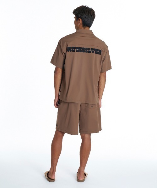 Quiksilver(クイックシルバー)の「クイックシルバー QUIKSILVER SIGN OPEN SHIRT(シャツ/ブラウス・メンズ・ブラウン/チャコールグレー/ブラック・M/L/LL)」の20枚目の写真