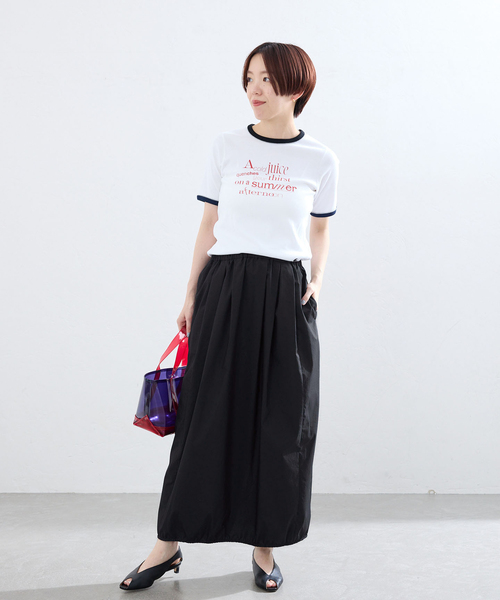 IENA(イエナ)の「《手洗い可》ボリュームコクーンスカート(スカート・レディース・カーキ/ブラック・38/36)」の21枚目の写真