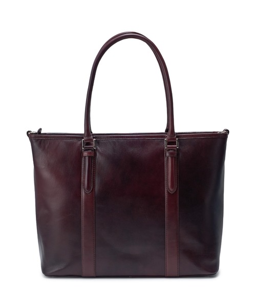 MEN'S BIGI(メンズビギ)の「【SEEKER/シーカー】別注 ムラレザー2wayトート&ショルダーバッグ(トートバッグ・メンズ・ブラック/ダークブラウン・FREE)」の9枚目の写真