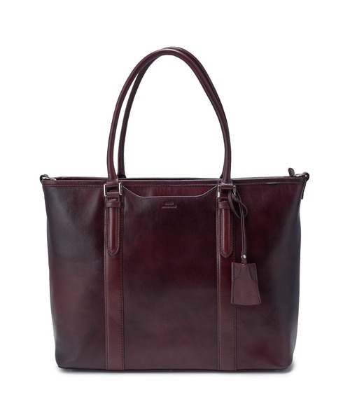 MEN'S BIGI(メンズビギ)の「【SEEKER/シーカー】別注 ムラレザー2wayトート&ショルダーバッグ(トートバッグ・メンズ・ブラック/ダークブラウン・FREE)」の7枚目の写真