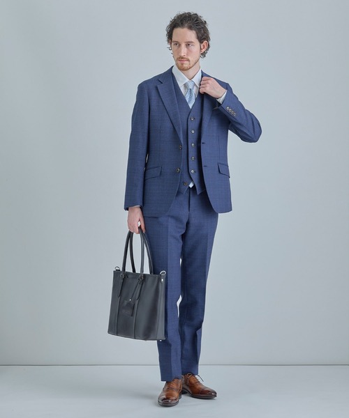 MEN'S BIGI(メンズビギ)の「【SEEKER/シーカー】別注 ムラレザー2wayトート&ショルダーバッグ(トートバッグ・メンズ・ブラック/ダークブラウン・FREE)」の5枚目の写真