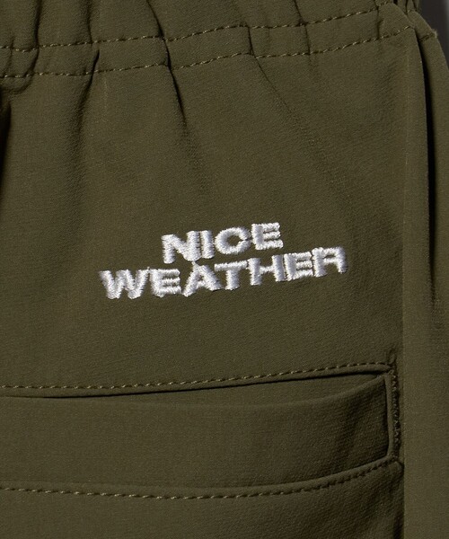 NICE WEATHER（ナイスウェザー）の「＜NICE WEATHER＞ウェーブベルト テーパードパンツ（その他パンツ・メンズ・ブラック/ダークグリーン・M/L/S）」の3枚目の写真