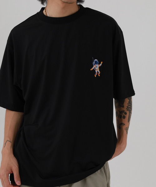 FUNALIVE（ファンアライブ）の「ラッシュガード 刺繍 半袖 Tシャツ（Tシャツ/カットソー・メンズ・カーキ/グレー/ネイビー/ブラック・L/LL/M）」の10枚目の写真