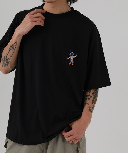 FUNALIVE（ファンアライブ）の「ラッシュガード 刺繍 半袖 Tシャツ（Tシャツ/カットソー・メンズ・カーキ/グレー/ネイビー/ブラック・L/LL/M）」の11枚目の写真