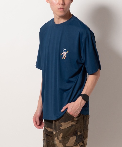 FUNALIVE（ファンアライブ）の「ラッシュガード 刺繍 半袖 Tシャツ（Tシャツ/カットソー・メンズ・カーキ/グレー/ネイビー/ブラック・L/LL/M）」の5枚目の写真