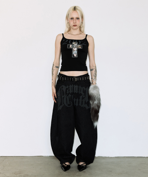 FANCY CLUB(ファンシークラブ)の「00s スリーブレス (ブラック) F26QB121(Tシャツ/カットソー・レディース・その他・ONE)」の3枚目の写真
