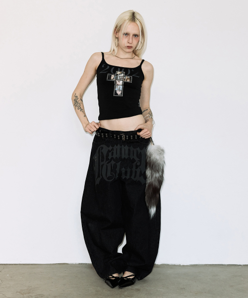 FANCY CLUB(ファンシークラブ)の「00s スリーブレス (ブラック) F26QB121(Tシャツ/カットソー・レディース・その他・ONE)」の4枚目の写真