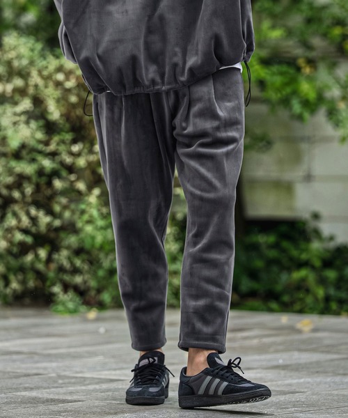 CAMBIO（カンビオ）の「mp15180-Fleece Back Corduroy Look Jacquard Tapered Pants テーパードパンツ(A73126cmb)（その他パンツ・メンズ・ベージュ/チャコール/ライトグレー/ブラック・L/M/S）」の17枚目の写真