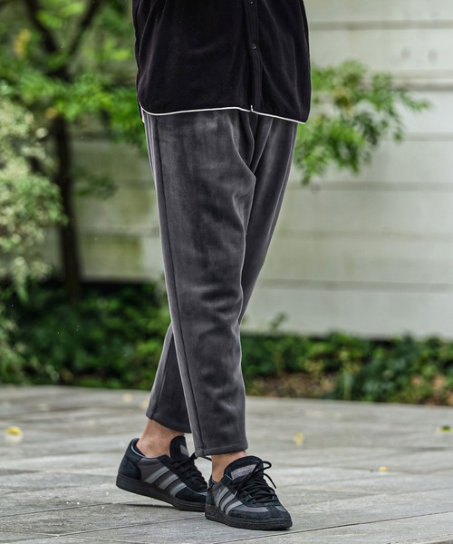 CAMBIO（カンビオ）の「mp15180-Fleece Back Corduroy Look Jacquard Tapered Pants テーパードパンツ(A73126cmb)（その他パンツ・メンズ・ベージュ/チャコール/ライトグレー/ブラック・L/M/S）」の18枚目の写真