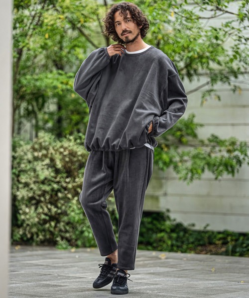 CAMBIO（カンビオ）の「mp15180-Fleece Back Corduroy Look Jacquard Tapered Pants テーパードパンツ(A73126cmb)（その他パンツ・メンズ・ベージュ/チャコール/ライトグレー/ブラック・L/M/S）」の20枚目の写真