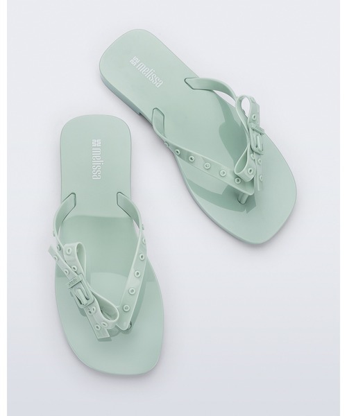 melissa(メリッサ)の「MELISSA HARMONIC SQUARED AD(サンダル・レディース・ベージュ/ブラック/ライトグリーン・35-36/39/38/37)」の3枚目の写真