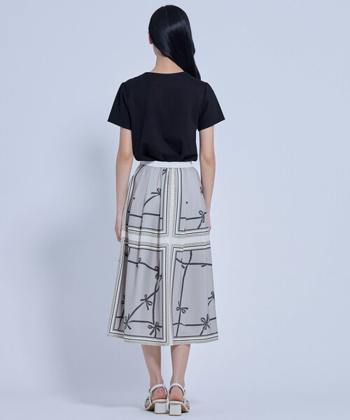 TOCCA(トッカ)の「TWINKLE BIJOU Tシャツ(Tシャツ/カットソー・レディース・アイボリー系/ブラック系・MEDIUM/SMALL)」の10枚目の写真