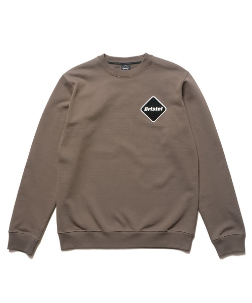 【大人気/現行】Bristol ビッグロゴ 長袖カットソー M アイボリー BRISTOL CREWNECK SWEAT（スウェット）｜F.C.Real Bristol（エフシー