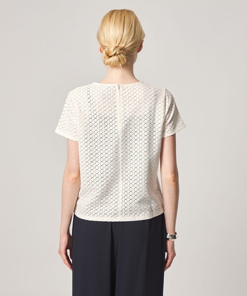 Steven Alan（スティーブンアラン）の「＜Steven Alan＞レース Tシャツ（Tシャツ/カットソー・レディース・オフホワイト/ブラック・FREE）」の17枚目の写真