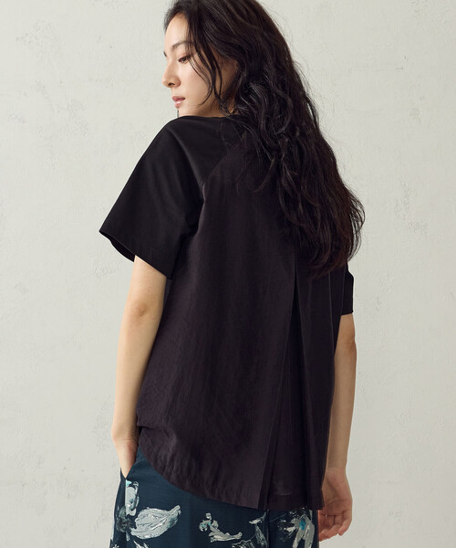 COMME CA ISM(コムサイズム)の「ラグランコンビ Tシャツ(Tシャツ/カットソー・レディース・ブラック/ホワイト/カーキ・LARGE/MEDIUM)」の16枚目の写真
