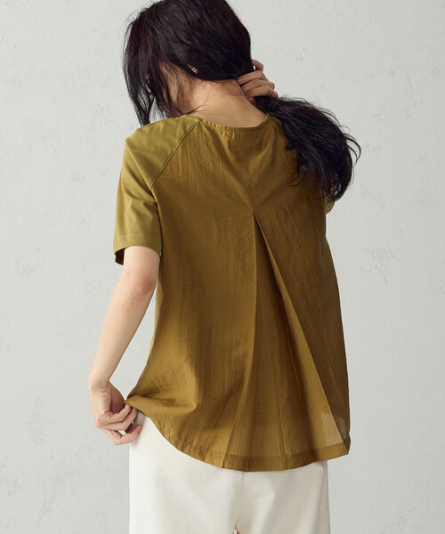 COMME CA ISM(コムサイズム)の「ラグランコンビ Tシャツ(Tシャツ/カットソー・レディース・ブラック/ホワイト/カーキ・LARGE/MEDIUM)」の21枚目の写真