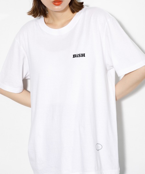 TANGTANG(タンタン)の「BiSH 2015-2023 Tee(Tシャツ/カットソー・レディース・ホワイト・L/M)」の2枚目の写真